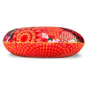 Coussin Yuki III Velours de polyester - Rouge