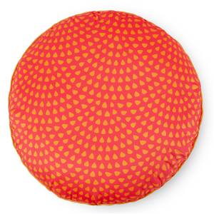 Coussin Yuki III Velours de polyester - Rouge