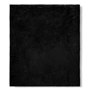Plaid Hip Uni Velours de polyester - Noir