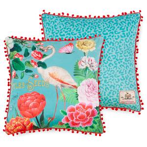 Coussin Botanica II Velours de polyester - Multicolore