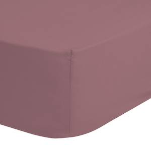 Satin-Spannbettlaken Kelly Baumwolle - Pink - 90 x 220 cm