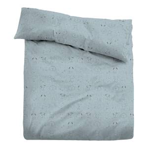 Parure de lit en flanelle 0847645 Coton - Bleu clair