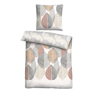 Parure de lit en flanelle fine 0004168 Coton - Beige - 155 x 220 cm + oreiller 80 x 80 cm