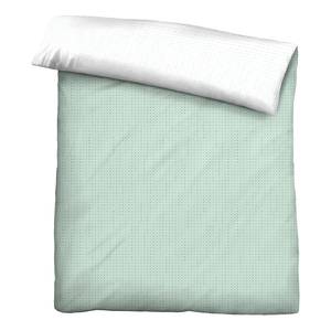 Housse de couette en satin mako 0636047 Coton - Vert menthe - 135 x 200 cm