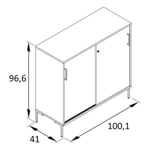 Aktenschrank Cumminus II Weiß