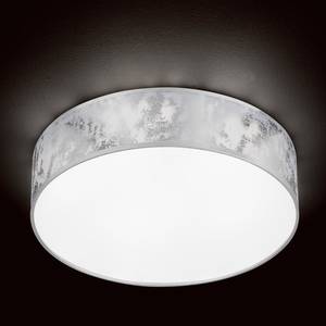 LED-plafondlamp Leika glas/ijzer - 1 lichtbron - Zilver