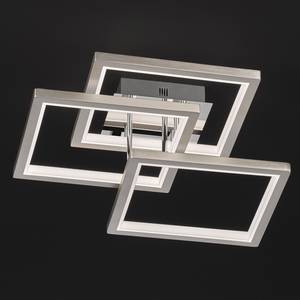LED-Deckenleuchte Viso Silber - Metall - Kunststoff - 58 x 17 x 58 cm
