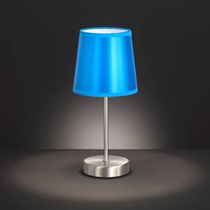 Lampe Cesena Tissu mélangé / Fer - 1 ampoule - Bleu