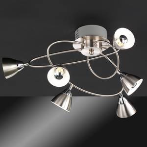 LED-plafondlamp Fres III kunststof/aluminium - 6 lichtbronnen