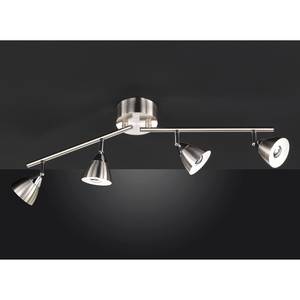 LED-plafondlamp Fres II kunststof/aluminium - 4 lichtbronnen