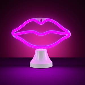 LED-tafellamp Lippen silicone - 1 lichtbron