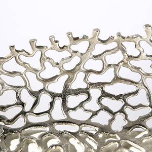Decoschaal Twirl aluminium - zilverkleurig