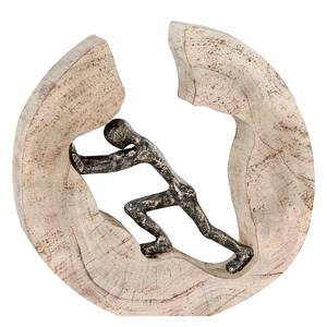 Sculpture Pushing Manguier - Bronze