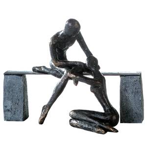 Skulptur Freundschaft Kunstharz - Bronze