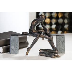 Skulptur Freundschaft Kunstharz - Bronze
