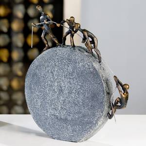 Skulptur Lifting Kunstharz - Bronze