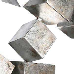 Oggetto decorativo Cubes Alluminio - Nero / Argento