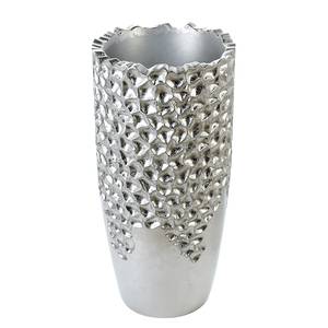 Pflanzgefäß Carve Kunstharz - Silber - Durchmesser: 36 cm