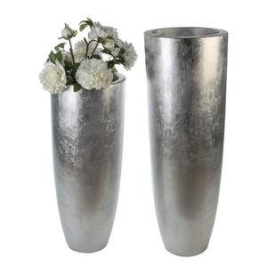 Pot de fleur Konus Résine synthétique - Argenté - Diamètre : 38 cm