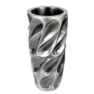 Pflanzgefäß Drop Kunstharz - Silber - Durchmesser: 35 cm