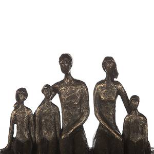 Skulptur We Are Family Kunstharz - Bronze