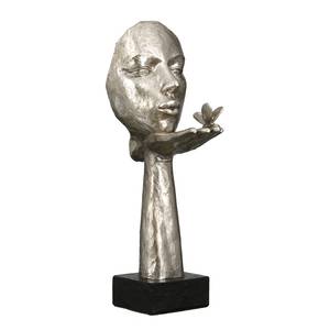 Skulptur Desire Kunstharz - Silber