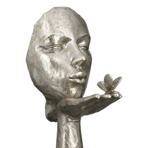Skulptur Desire Kunstharz - Silber