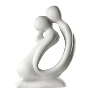 Sculptuur De Kus (Francis Paar) keramiek - Crème