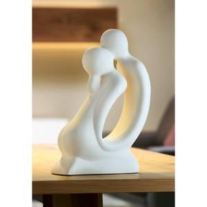 Sculptuur De Kus (Francis Paar) keramiek - Crème