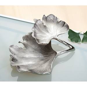 Ciotola decorativa Ginkgo Alluminio - Color argento