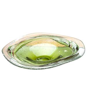 Schaal Florenz gekleurd glas - groen