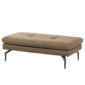 Repose-pieds Bosley Aspect cuir vieilli - Microfibre Priya: Taupe