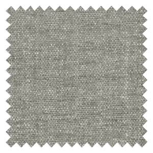 Divano angolare Duston Tessuto - Tessuto Tose: grigio platino - Longchair preimpostata a sinistra - Con poggiatesta
