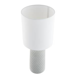 Tischleuchte Cooma Keramik / Mischgewebe - 1-flammig - Mint