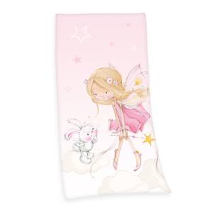 Badlaken Little Fairy Roze - Textiel - 75 x 150 cm