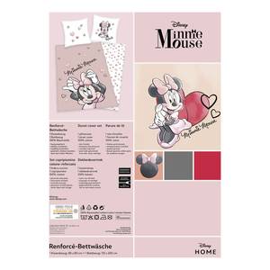 Beddengoed Minnie Mouse III Roze - Wit - Textiel