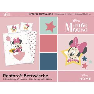 Parure de lit Minnie Mouse II Blanc / Rose - Flanelle de coton