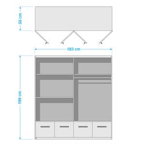 Armoire Nottingham Largeur : 183 cm