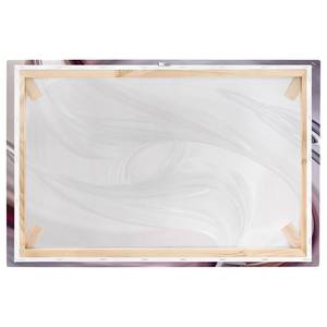 Impression sur toile Illusionary I Violet - 60 x 40 x 2 cm - Largeur : 60 cm