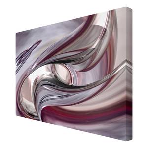 Leinwandbild Illusionary I Lila - 60 x 40 x 2 cm - Breite: 60 cm