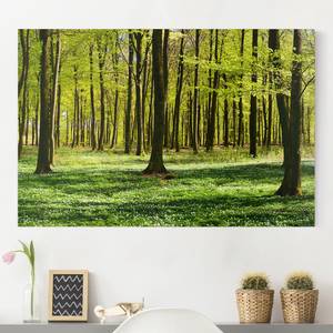 Afbeelding Bosweide I groen - 120 x 80 x 2 cm - Breedte: 120 cm