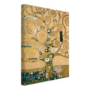 Canvas Albero della vita I Oro - 80 x 120 x 2 cm - Larghezza: 80 cm