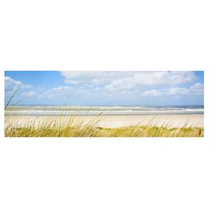 Canvas Coste del Mare del Nord I Blu - 120 x 40 x 2 cm - Larghezza: 120 cm