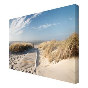Canvas Spiaggia Mar Baltico III Beige - 120 x 80 x 2 cm - Larghezza: 120 cm