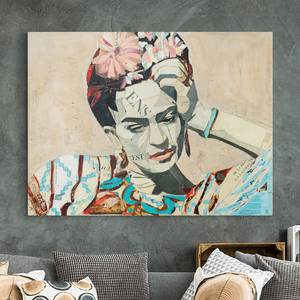 Afbeelding Frida Kahlo Collage I beige - 80 x 60 x 2 cm