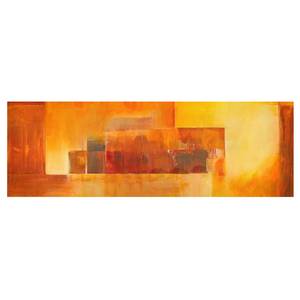 Canvas Estate astratta I Arancione - 150 x 50 x 2 cm - Larghezza: 150 cm