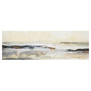 Impression sur toile Horizon radieux I Beige - 150 x 50 x 2 cm - Largeur : 150 cm