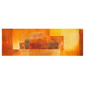 Afbeelding Indian Sommer I oranje - 120 x 40 x 2 cm - Breedte: 120 cm