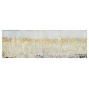 Canvas Astratto in oro I Bianco - 150 x 50 x 2 cm - Larghezza: 150 cm