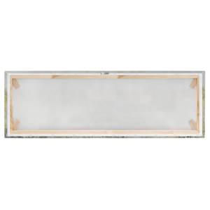 Impression sur toile Champs dorés I Blanc - 120 x 40 x 2 cm - Largeur : 120 cm